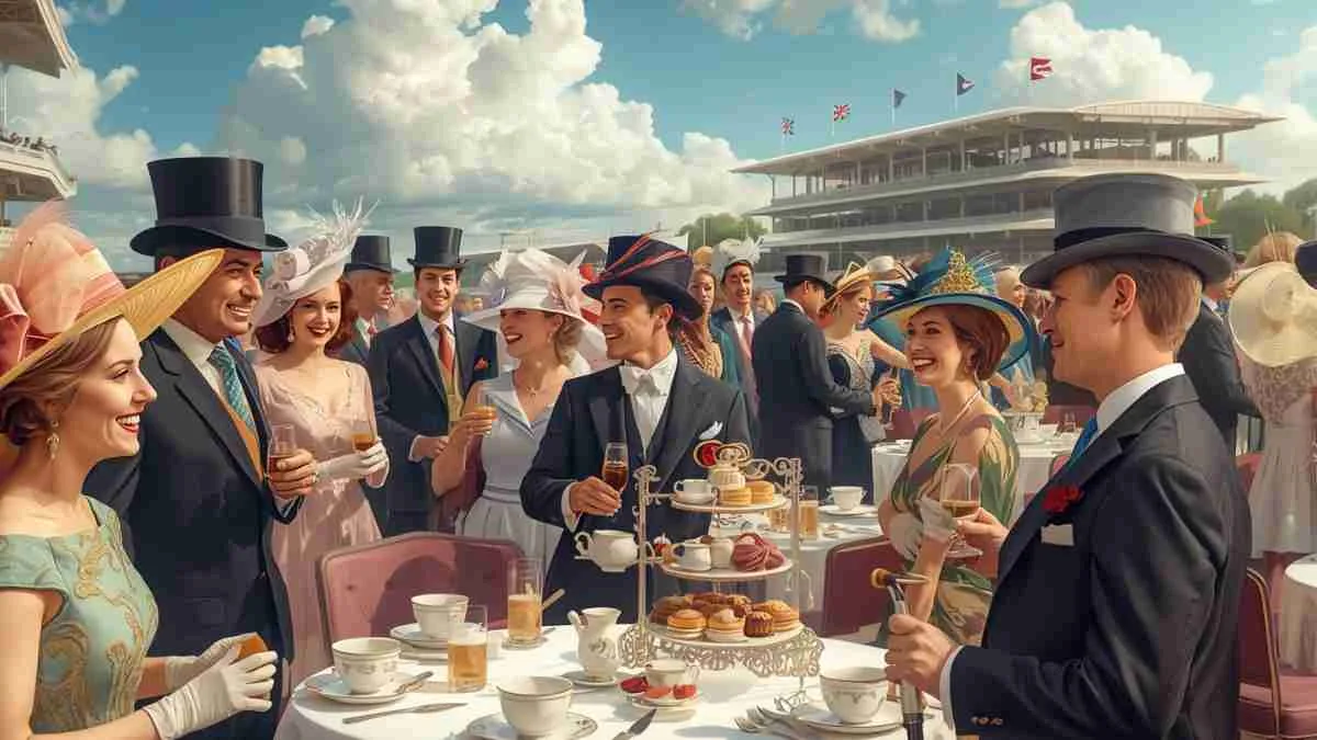 Afternoon Tea At Ascot Races