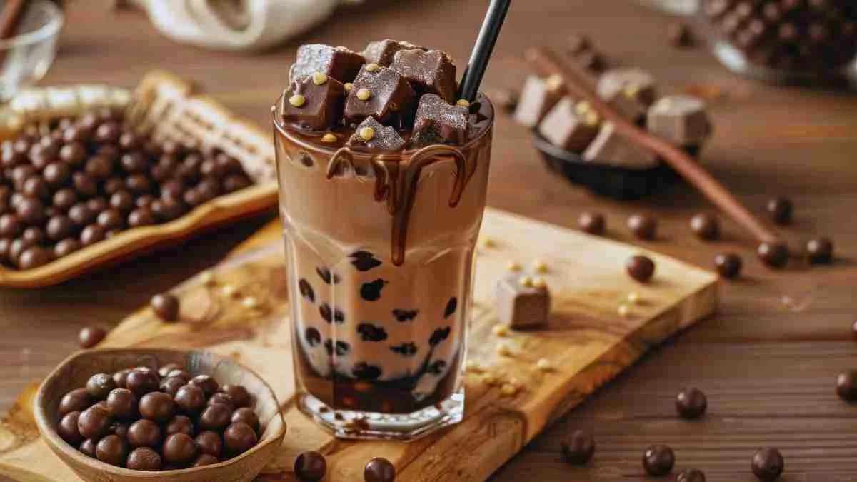 Classic Milk Tea with Tapioca Pearls